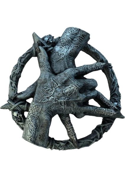 Baphomet Pentagram Pençe Heykeli Süs Baphomet El Serbest Daimi Plak Şeytan El Heykel (Yurt Dışından) fiyatları