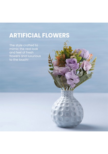 , 2 Adet Ipek Ortanca Çiçek Buketi Çiçek Aranjmanları Masa Centerpieces (Mor) (Yurt Dışından) fırsatları