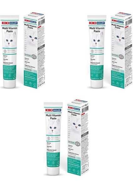 Excellent Mutli Vitamin Paste Kedi Macun 100 gr x 3 Adet