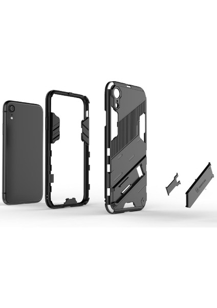 Iphone Xr Kickstand Koruyucu Kapak Sağlam Askeri Kılıf (Yurt Dışından) fiyatları