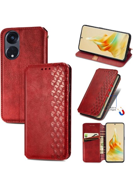 Oppo Oppo 8t 5g Deri Kılıf Için Kılıf Moda Tasarımı Zarif Iş (Yurt Dışından) fırsatları