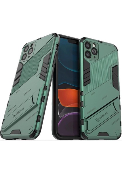Iphone 11 Için Kılıf Pro Koruyucu Kapak Sağlam Askeri Kickstand (Yurt Dışından)