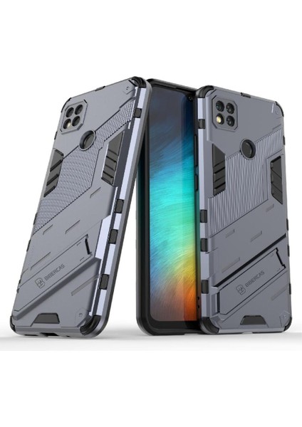 Xiaomi Redmi 9c Kickstand Koruyucu Kapak Sağlam Askeri (Yurt Dışından)