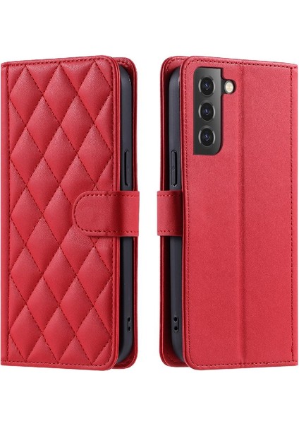 Samsung Galaxy S21 Fe Kafes Flip Için Telefon Kılıfı Folio Cüzdan El Kayışı (Yurt Dışından)