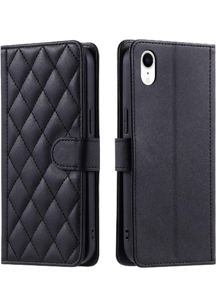 Iphone Xr El Kayışı Kart Yuvaları Tutucu Manyetik Kafes Için Telefon Kılıfı (Yurt Dışından)