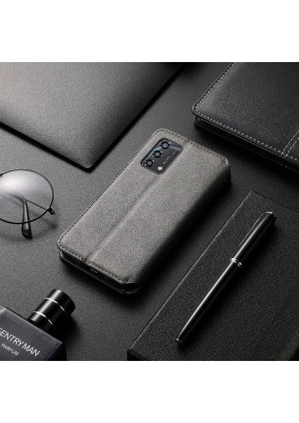Oppo A95 4g/5g Için Kılıf Zarif Iş Moda Tasarım Deri Kılıf (Yurt Dışından) modelleri