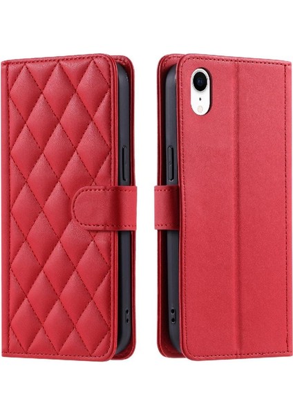 Iphone Xr El Kayışı Kart Yuvaları Tutucu Manyetik Kafes Için Telefon Kılıfı (Yurt Dışından)