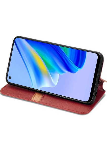 Oppo A95 4g/5g Için Kılıf Zarif Iş Moda Tasarım Deri Kılıf (Yurt Dışından) modelleri