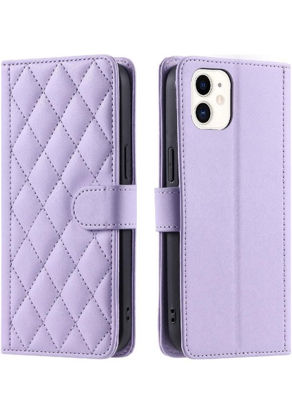 Telefon Kılıfı Için iphone 12 Mini Flip Folio Cüzdan Kart Yuvaları Tutucu El (Yurt Dışından)