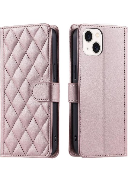 Iphone 13 Için Telefon Kılıfı Kafes Kart Yuvaları Tutucu Flip Folio Cüzdan El (Yurt Dışından)