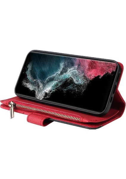 Samsung Galaxy S22 Ultra Iki Renkli Dikiş Dokuz Kart Yuvaları Için Kılıf (Yurt Dışından) fırsatları