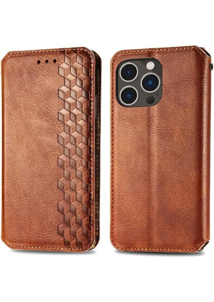 Apple IPhone 14 Pro Kılıf Için Kılıf Zarif Iş Kapak Çevirin (Yurt Dışından)