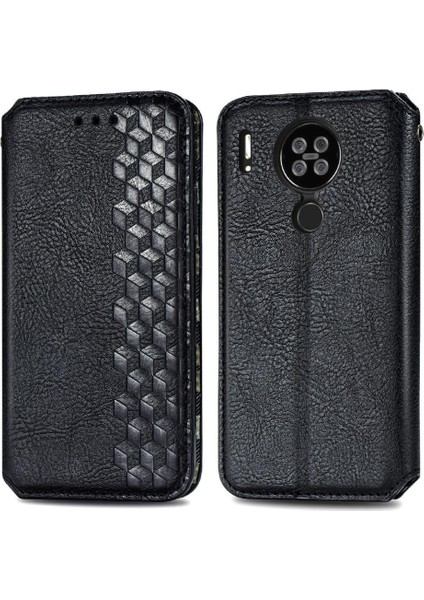 Blackview A80/A80S Cüzdan Fonksiyonu Için Kılıf Moda Tasarım Deri Çanta (Yurt Dışından)