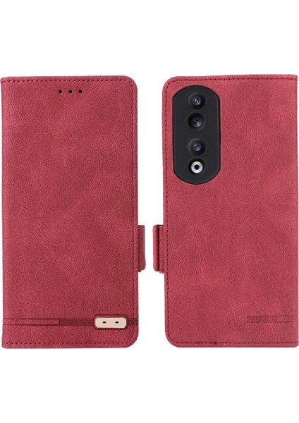 Onur 90 Pro Deri Folio Flip Case Için Kılıf Kart ile Tam Koruma (Yurt Dışından)