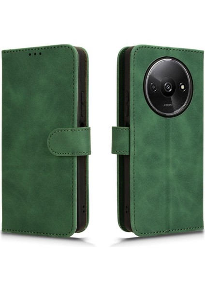Xiaomi Redmi A3 Kart Ekleme Tam Koruma Deri Folio Için Kılıf (Yurt Dışından)