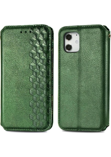 Apple IPhone 12 Mini Kapak Kapak Kılıf Cüzdan Fonksiyonu Için Kılıf (Yurt Dışından)