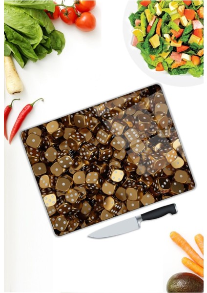 Zarlar | Cam Kesme Tahtası | 25 x 35 cm modelleri