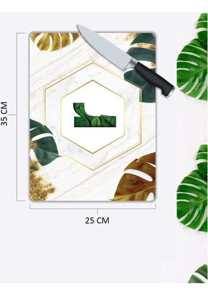 R Harfli | Cam Kesme Tahtası | 25 x 35 cm fiyatları