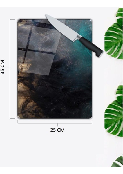 Gökyüzü | Cam Kesme Tahtası | 25 x 35 cm fiyatları