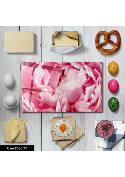 Baskılı Cam Kesme Tahtası |temperli Cam | 25 x 35 cm