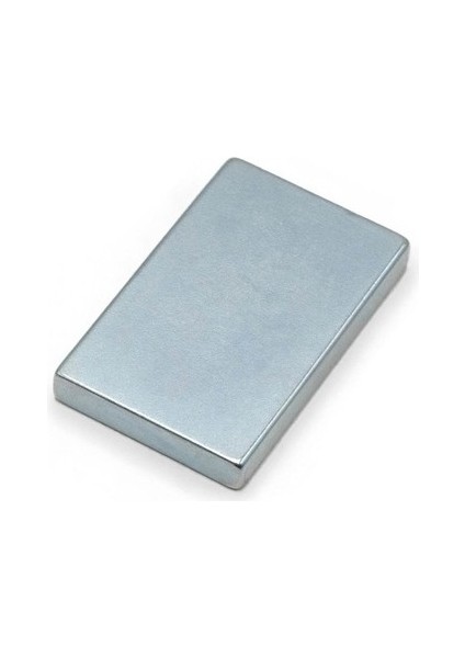 1 Adet 40X25X5 mm Neodyum Mıknatıs - Dikdörtgen