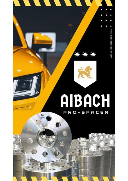 Aibach Pro Spacer Spacer Volkswagen Scırocco 1k Aıbach Pro Spacer 15MM Kalınlık