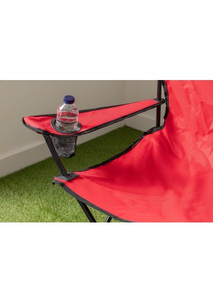 Tekno Trust Metal Piknik ve Kamp Sandalyesi - Kırmızı 3 - 6 kg Tekli Kırmızı Tek Kişilik Katlanabilir