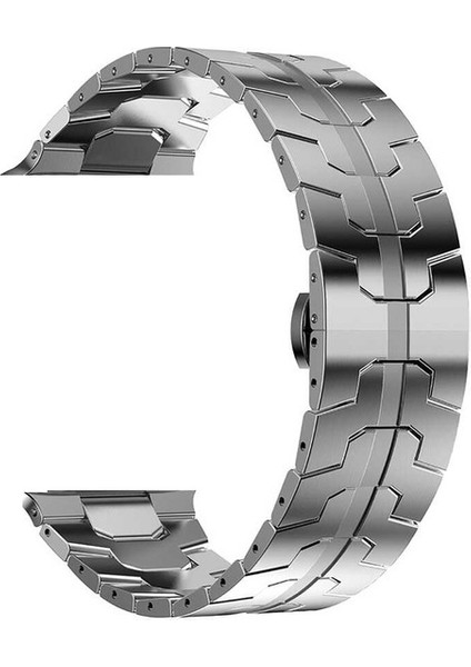 Watch 7 45MM Kordon Titanium Alaşımlı Metal Krd 63 Gümüş