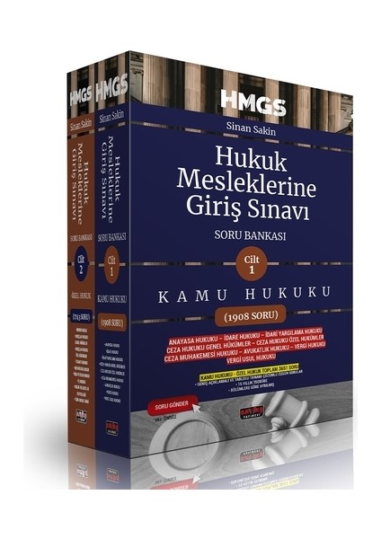 Savaş Yayınları HMGS 2024 Hukuk Mesleklerine Giriş Sınavı Kamu Hukuku - Özel Hukuk Soru Bankası - Sinan Sakin