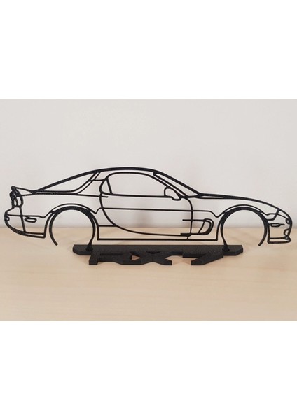 Mazda Rx-7 20CM Plastik Masa Süsü Masa Dekorasyonu