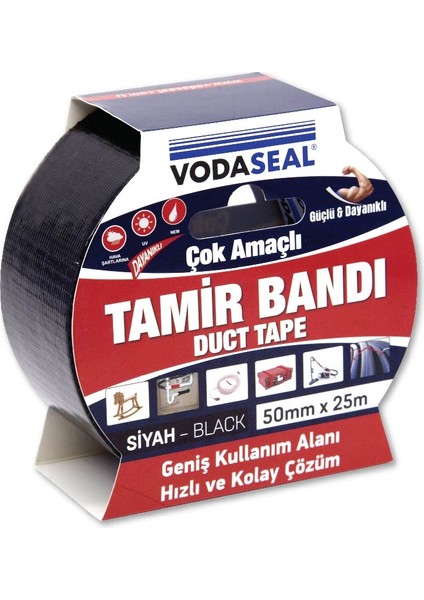 Duct Tape - Tamir Bandı 50Mm X 25M Siyah
