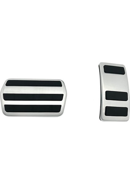 Mach-E 2021+ Için Paslanmaz Çelik Pedallar Hızlandırıcı Fren Ayak Pedalı Koruyucu Örtü Araç Dışı Yedek A (Yurt Dışından)