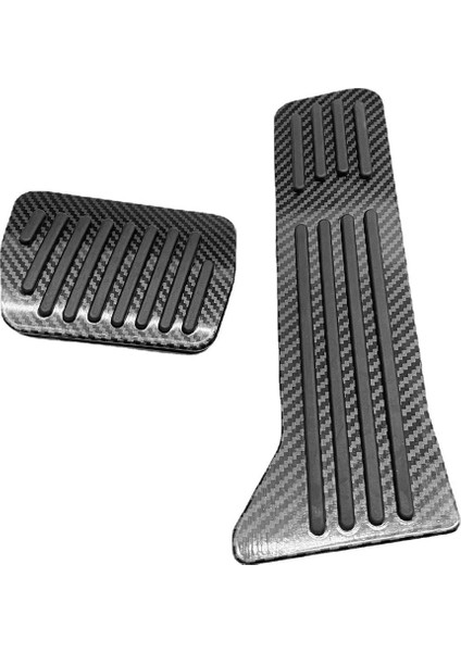 Araba Yakıt Pedalı Fren Pedalları Kapak Için 2 3 6 Cx5 5 Cx3 Cx7 Cx8 Cx9 Atez Anxela 2012-2022 Karbon Fiber Desen (Yurt Dışından)