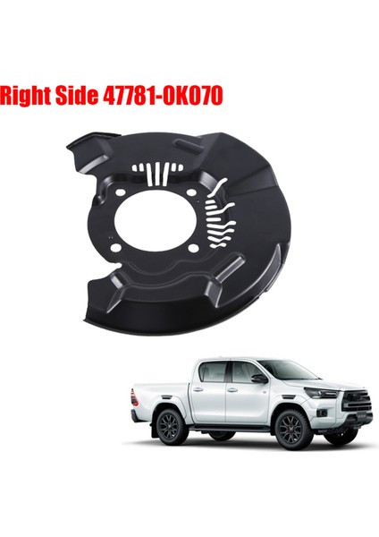 Ön Fren Diski Toz Kapağı Sıçrama Paneli 2008-2012 Sağ 47781-0K070 (Yurt Dışından)