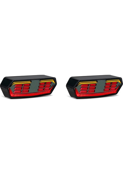 2x Motosiklet Fren Kuyruk Lambası Dönüş Sinyal Işıkları ile Grom MSX125 CB650F CB650R CBR650F CTX700N, Füme Lens (Yurt Dışından)