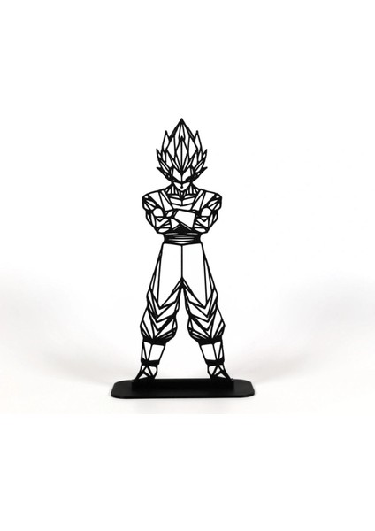 Vegeta Anime 15CM Plastik Masa Süsü Masa Dekorasyonu
