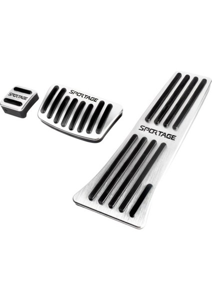 Araba Fren Gaz Pedalı Ayak Istirahat Pedalları Kapakları Olmayan Ped At 4 2016 2017 2018 2019 Aksesuar (Yurt Dışından)