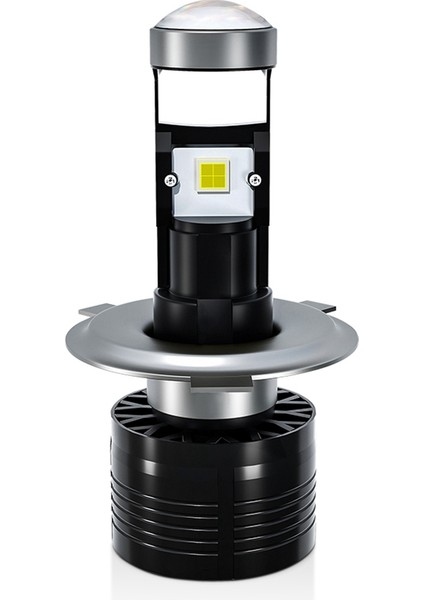 70W Araba Far Mini Lens H4 H6 Hs1 LED Projektör Ampul 6000K 16000LM Motosiklet Far Yüksek Düşük Işın, Soldan Tahrik (Yurt Dışından)