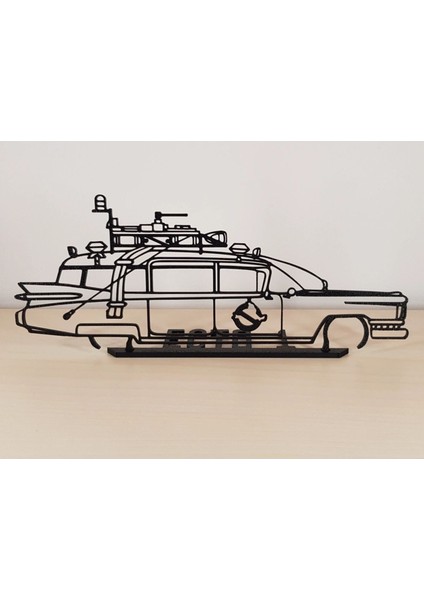 Ghostbusters Ecto-1 20CM Plastik Masa Süsü Masa Dekorasyonu