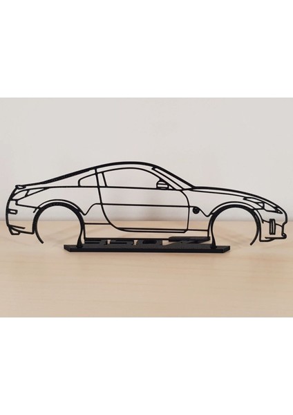 Nissan 350Z 20CM Plastik Masa Süsü Masa Dekorasyonu
