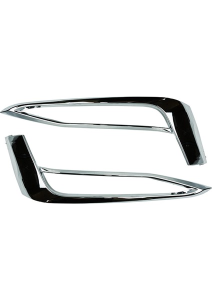1 Çift Ön Tampon Sis Farları Örgü Izgara Kapağı Trim (Lh + Rh) 51117385283 51117385284 530E 530I 540I Için (Yurt Dışından)