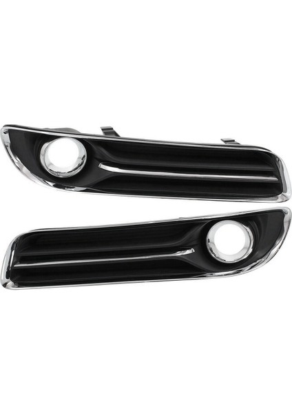 1 Çift Ön Tampon Sis Aydınlatma Koruması Krom 68127946AB 68127947AB 300 2011-2014 Sis Lambası Çerçeve Trim (Yurt Dışından)