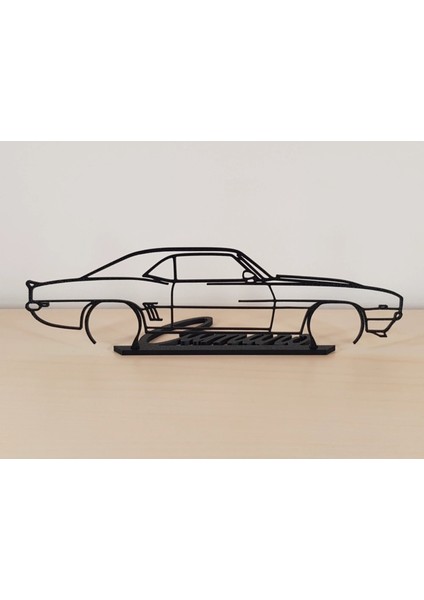 Chevrolet Camaro 20CM Plastik Masa Süsü Masa Dekorasyonu