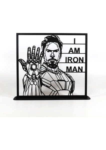 Ironman 20CM Plastik Masa Süsü Masa Dekorasyonu