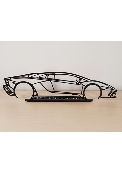 Lamborghini Aventador S20CM Plastik Masa Süsü Masa Dekorasyonu