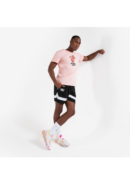 Tarmak Yetişkin Pembe Spor Tişörtü NBA Miami Heat TS 900 - Basketbol modelleri