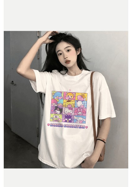 Kawaii Karakterler Tişört