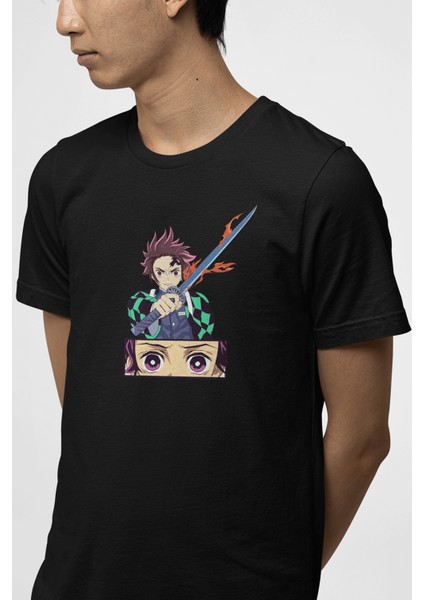 Demon Slayer Tanjiro Eyes Tişört