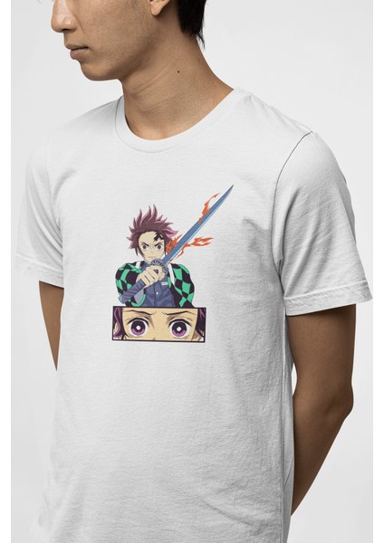 Demon Slayer Tanjiro Eyes Tişört fiyatları