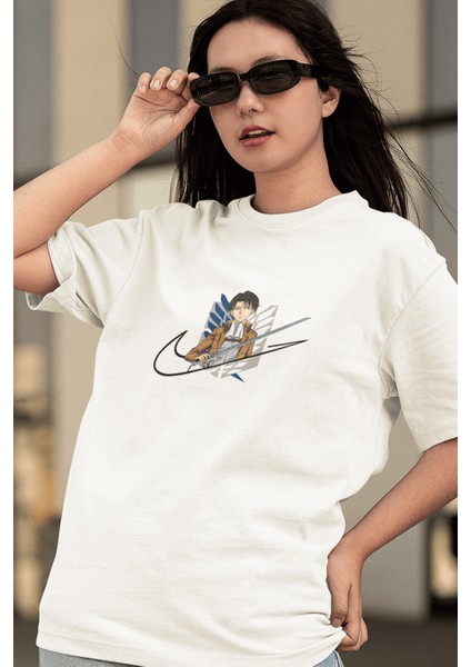 Attack On Titan Levi Minimal Logo Tişört fiyatları